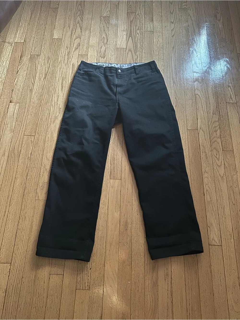 Ben Davis Original Cut High Waisted Pant 36x30 (Black)